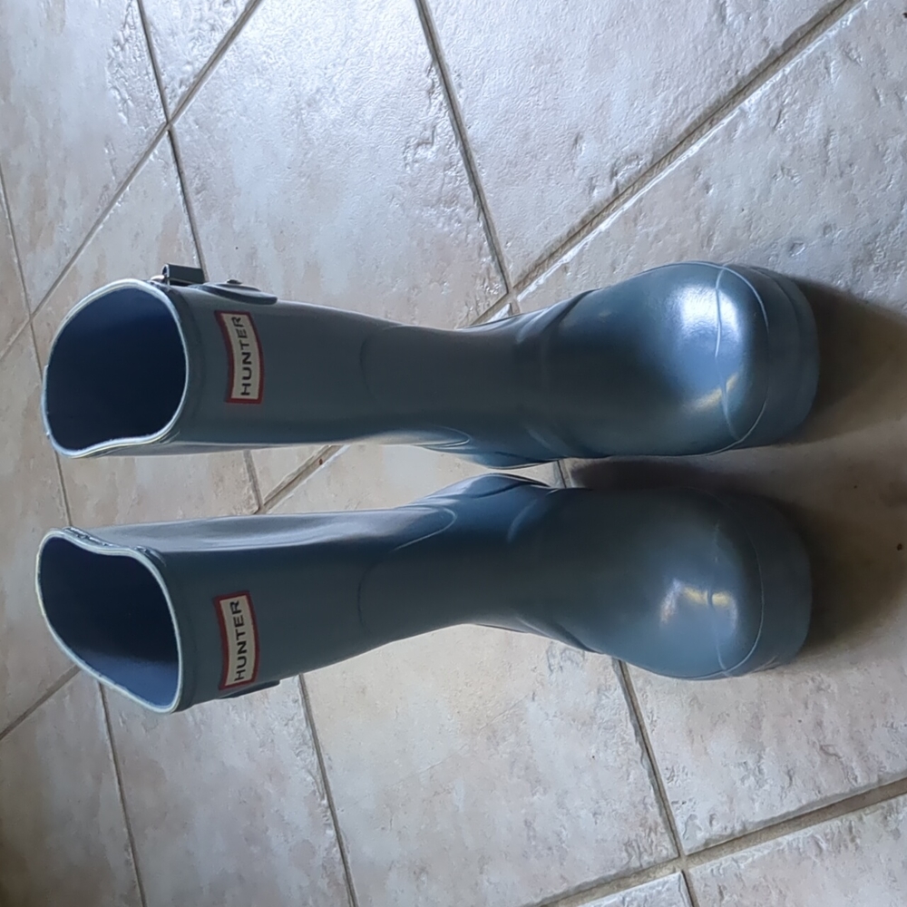 Hunter Mid Calf Rubber Boots 8